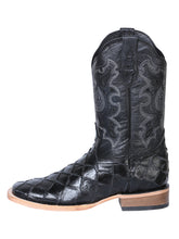 Load image into Gallery viewer, El General Rodeo Boot - Imit Pirarucu - Black 41792
