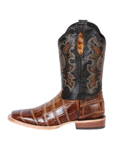 Load image into Gallery viewer, El General Rodeo Boot - Printed Caiman Light Brown 41794
