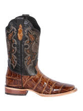 Load image into Gallery viewer, El General Rodeo Boot - Printed Caiman Light Brown 41794
