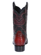 Load image into Gallery viewer, El General Rodeo Boot - Printed Avestruz Burgundy 41901
