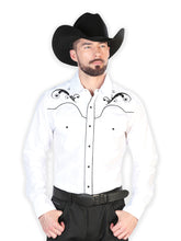 Load image into Gallery viewer, El Señor de los Cielos Embroidery Shirt White/Black 42957
