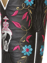 Load image into Gallery viewer, El General Ladies Rodeo Boot- Crazy Black 42976
