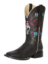 Load image into Gallery viewer, El General Ladies Rodeo Boot- Crazy Black 42976
