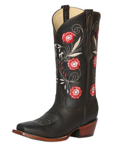 Load image into Gallery viewer, El General Womens Rodeo Boot- Dark Chocolate 42982
