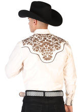 Load image into Gallery viewer, El Señor de los Cielos Embroidery Shirt Beige/Gold 43299

