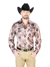 Load image into Gallery viewer, Light Brown Casual Long Sleeve Shirt 43947
