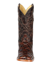 Load image into Gallery viewer, El General Men's Exotic Monster Fish Rodeo Boots - Brown 44116
