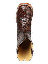 Load image into Gallery viewer, El General Men's Exotic Monster Fish Rodeo Boots - Brown 44116
