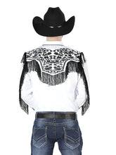Load image into Gallery viewer, El Señor de los Cielos Embroidery Shirt White/Black 44223
