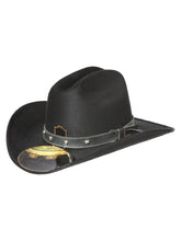 Load image into Gallery viewer, El General Suede Western Kids Hat Black 44243
