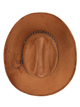 Load image into Gallery viewer, El General Suede Western Kids Hat Tabacco 44244
