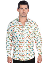 Load image into Gallery viewer, El General Western Shirt - White 44313
