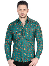 Load image into Gallery viewer, El General Western Shirt - Dark Blue 44319
