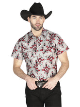 Load image into Gallery viewer, El General Western Shirt - Gray 44446
