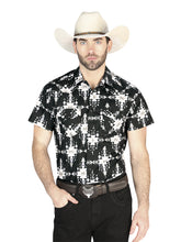 Load image into Gallery viewer, El General Western Shirt - Black 44447
