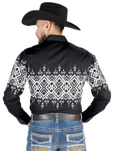 Load image into Gallery viewer, El General - Casual Long Sleeve Shirt - Black 44451

