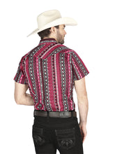 Load image into Gallery viewer, El General Western Shirt - Burgundy 44456
