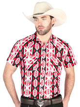 Load image into Gallery viewer, El General Western Shirt - Burgundy 44458
