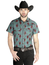 Load image into Gallery viewer, El General Western Shirt - Mint 44463
