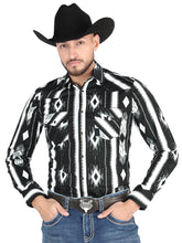 Load image into Gallery viewer, El General - Casual Long Sleeve Shirt - Black 44475
