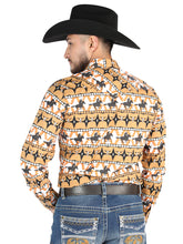 Load image into Gallery viewer, El General  -  Casual Long-Sleeve Shirt  - Taupe 44477
