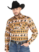 Load image into Gallery viewer, El General  -  Casual Long-Sleeve Shirt  - Taupe 44477
