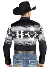 Load image into Gallery viewer, El General - Casual Long Sleeve Shirt - Black 44485
