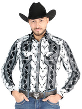 Load image into Gallery viewer, El General - Casual Long Sleeve Shirt - Negro 44491
