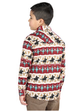 Load image into Gallery viewer, Casual Long-Sleeve Shirt by El General Ivory 44492
