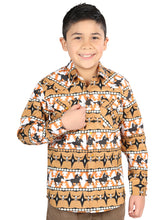 Load image into Gallery viewer, Casual Long-Sleeve Shirt by El General Yellow 44493
