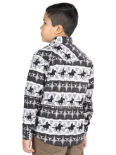 Load image into Gallery viewer, Casual Long-Sleeve Shirt by El General Black 44495
