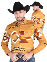 Load image into Gallery viewer, El General - Casual Long Sleeve Shirt - Taupe 44499
