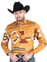 Load image into Gallery viewer, El General - Casual Long Sleeve Shirt - Taupe 44499
