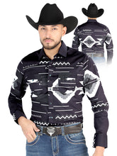 Load image into Gallery viewer, El General - Casual Long Sleeve Shirt - Black 44500
