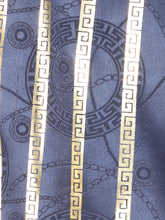 Load image into Gallery viewer, El General Navy/Gold Casual Long-Sleeve Shirt 44553
