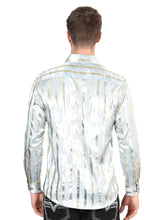 Load image into Gallery viewer, El General Grey/Gold Casual Long-Sleeve Shirt 44578
