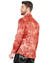 Load image into Gallery viewer, El General Red Casual Long-Sleeve Shirt 44592
