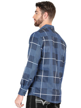 Load image into Gallery viewer, El General Blue Casual Long-Sleeve Shirt 44600
