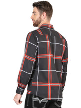 Load image into Gallery viewer, El General Black Casual Long-Sleeve Shirt 44605
