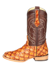 Load image into Gallery viewer, El General Men's Exotic Monster Fish Rodeo Boots - Honey 44606
