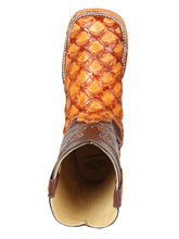 Load image into Gallery viewer, El General Men's Exotic Monster Fish Rodeo Boots - Honey 44606
