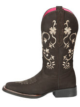 Load image into Gallery viewer, Cowboy Boot  - El Geneal Rodeo - Woman  - Nobuck Brown 44642
