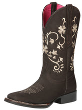 Load image into Gallery viewer, Cowboy Boot  - El Geneal Rodeo - Woman  - Nobuck Brown 44642
