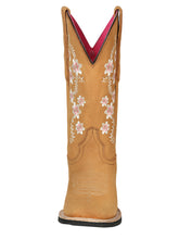 Load image into Gallery viewer, Cowboy Boot  - El Geneal Rodeo - Woman Nobuck - Peach 44644
