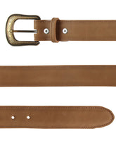 Load image into Gallery viewer, Women Denim Belt - El General - Crazy Tabacco 44647
