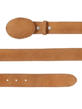 Load image into Gallery viewer, Women Denim Belt - El General - Nobuck Peach 44648
