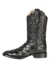 Load image into Gallery viewer, El General Rodeo Boot - Imit. Pirarucu - Black 44663
