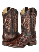 Load image into Gallery viewer, El General Rodeo Boot - Imit Pirarucu - Brown 44664
