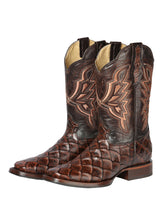 Load image into Gallery viewer, El General Rodeo Boot - Imit Pirarucu - Brown 44664
