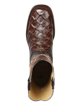 Load image into Gallery viewer, El General Rodeo Boot - Imit Pirarucu - Brown 44664
